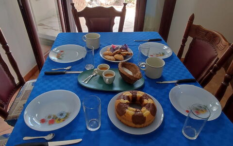 Relax: Food, Table, Tableware, Furniture, Dishware, Chair, Plate, Cup, Drinkware, Ingredient