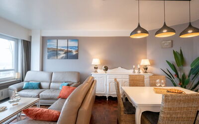 Seaview 152.1: Table, Furniture, Property, Couch, Azure, Window, Interior Design, Lighting, Wood, Living Room