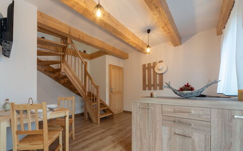Agáta 1: Furniture, Property, Cabinetry, Wood, Building, Architecture, Interior Design, Table, Floor, Flooring