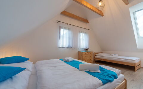 Agáta 2: Furniture, Property, Building, Window, Comfort, Azure, Blue, Wood, Shade, Pillow