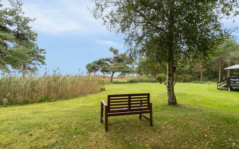 Lycka - 3Km from the Sea: Apartment, Shade, Balcony, Chair, Fence, Outdoor Furniture, Aluminium, Artificial Turf