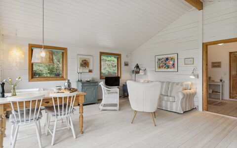 Lycka - 3Km from the Sea: Wood, Interior Design, Ceiling, Flooring, Floor, Lighting, Light Fixture, Furniture, Home, Living Room