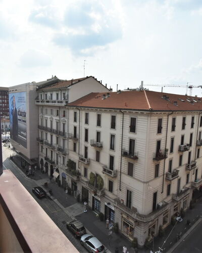 Corso Genova Apartment: Water, Sky, Building, Plant, Property, Swimming Pool, Azure, Tree, Window, House