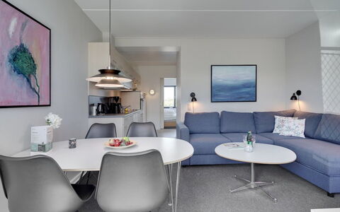 Marinus - 100M from the Sea: Furniture, Interior Design, Flooring, Couch, Floor, Ceiling, Living Room, Table, Apartment