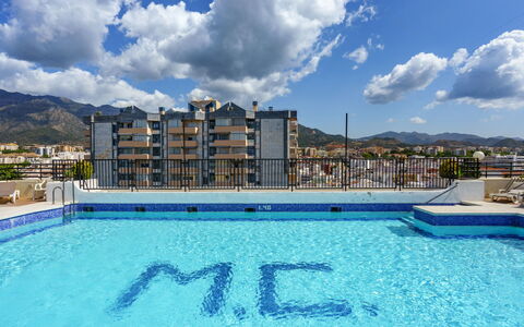 Fuerte Marbella: Water, Plant, Building, Daytime, Property, Swimming Pool, Window, Sky, Azure, Nature