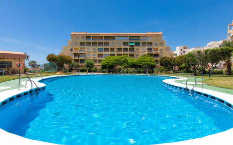 Marina: Water, Sky, Building, Property, Swimming Pool, Plant, Blue, Azure, House, Tree