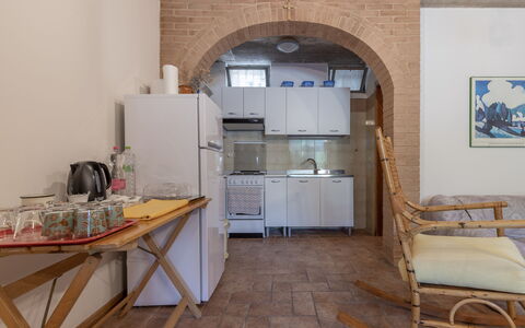 Casa Tramonti: Cabinetry, Furniture, Property, Building, Table, Countertop, Wood, Kitchen Appliance, Interior Design, Kitchen