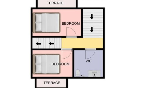 Casa Tramonti: Bedroom, Bed, Bedding, Bed Frame