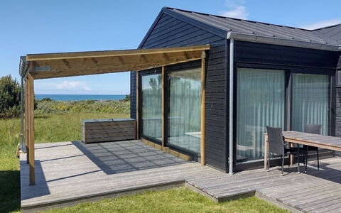 Merete - 900M from the Sea: Wood, Deck, Plank, Door, Cottage, Hardwood, Porch, Boardwalk, Shade, Siding