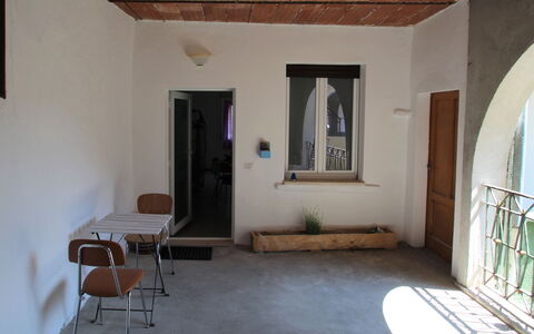 Borghetto: Water, Sky, Table, Furniture, Property, Chair, Azure, Outdoor Table, Outdoor Furniture, Tableware