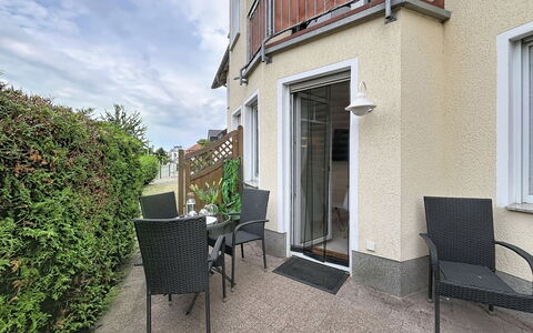 Koserow 275: Home, Door, Balcony, Chair, Yard, Home Door, Houseplant, Daylighting, Villa