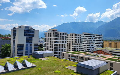 Locarno 50: Cloud, Sky, Building, Daytime, Property, Tower Block, Urban Design, Condominium, Cumulus, Neighbourhood