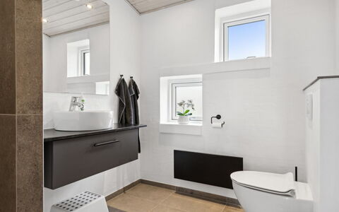 Liesel - 700M from the Sea: Interior Design, Flooring, Floor, Wall, Plumbing Fixture, Bathroom, Sink, Ceiling, Tap, Bathroom Cabinet