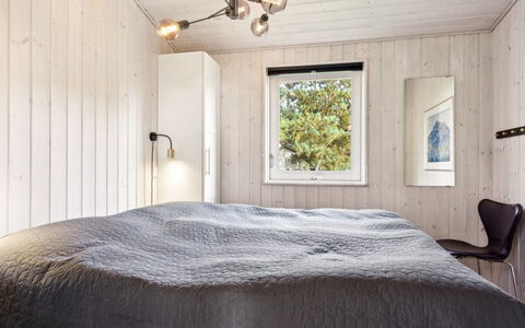 Liesel - 700M from the Sea: Bedroom, Interior Design, Wood, Ceiling, Bed, Flooring, Light Fixture, Furniture, Floor, Bed Sheet
