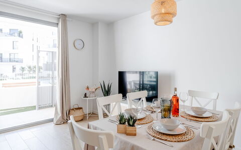Dénia 188: Furniture, Interior Design, Flooring, Wood, Table, Kitchen & Dining Room Table, Floor, Chair, Dining Room, Room