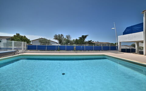 Horizon: Blue, Swimming Pool, Composite Material, Shade, Resort, Estate, Hotel, Villa, Eco Hotel