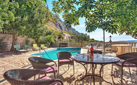 Villa Jolie Amazing Stone: Swimming Pool, Resort, Outdoor Furniture, Eco Hotel, Mountain Range, Chair, Shade, Hacienda, Villa, Flagstone