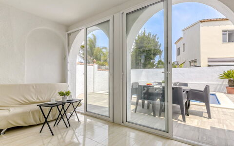 Luna: Property, Plant, Furniture, Window, Building, Interior Design, Table, Shade, Wood, Chair