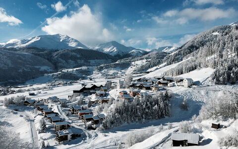 Disentis 105: Water, Cloud, Sky, Building, Plant, Window, Swimming Pool, Tree, House, Leisure