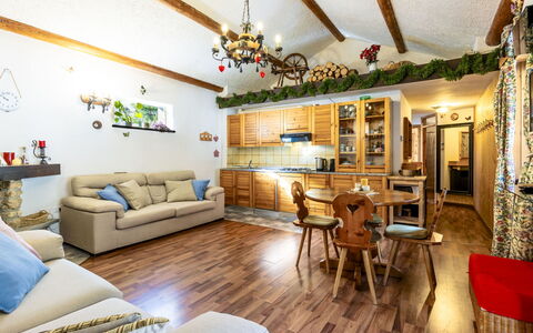 Madesimo 360: Furniture, Interior Design, Couch, Flooring, Wood, Ceiling, Room, Table, Floor, Living Room