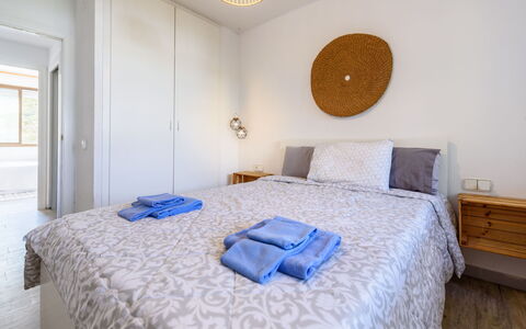 Uolas: Bed, Bedroom, Bedding, Interior Design, Bed Sheet, Floor, Flooring, Furniture, Wall, Wood