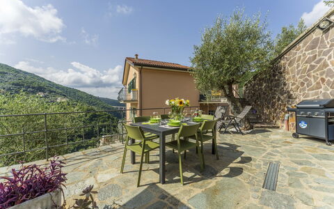 Belvedere, House With Private Pool And Garden, Rec: Plant, Sky, Cloud, Furniture, Property, Table, Building, Chair, Flowerpot, Outdoor Furniture