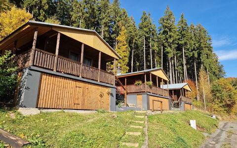 Lesní Plovárna B2: Plant, Sky, Building, Tree, Wood, Land Lot, House, Cottage, Window, Natural Landscape