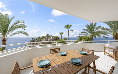 Altea 673: Sky, Plant, Furniture, Plant Community, Table, Natural Landscape, Chair, Land Lot, Outdoor Furniture, Tree