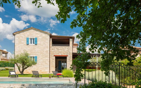 Villa Grando Ii: Sky, Plant, Furniture, Plant Community, Table, Natural Landscape, Chair, Land Lot, Outdoor Furniture, Tree