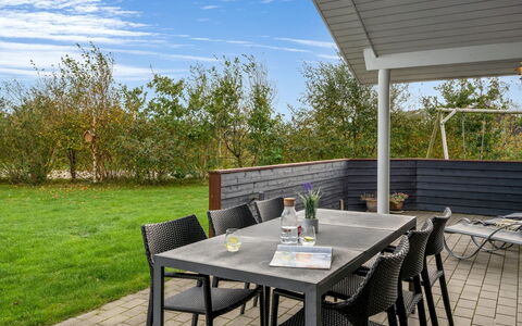 Lillemor - 800M to the Fjord: Furniture, Outdoor Furniture, Table, Outdoor Table, Chair, Kitchen & Dining Room Table, Shade, Garden, Patio, Deck