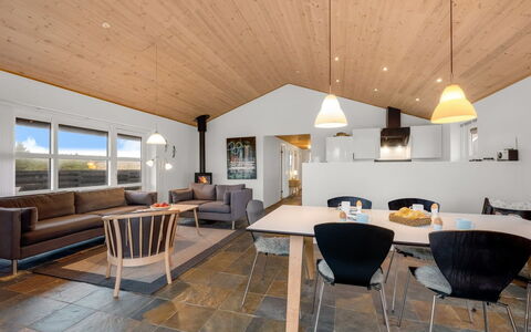 Fietje - 500M to the Fjord: Interior Design, Ceiling, Wood, Flooring, Floor, Couch, Light Fixture, Living Room, Room, Furniture