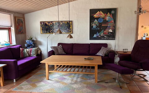 Jytte - 1.7Km from the Sea: Furniture, Flooring, Interior Design, Floor, Couch, Wood, Living Room, Room, Wood Flooring, Lighting