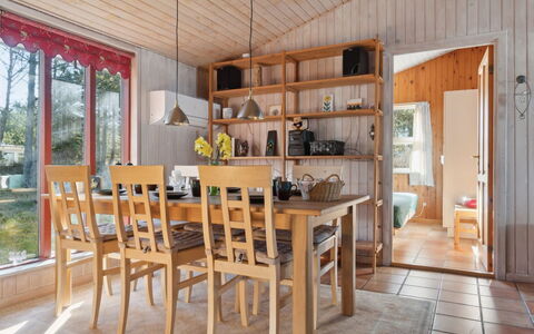 Jytte - 1.7Km from the Sea: Furniture, Interior Design, Flooring, Floor, Wood, Ceiling, Chair, Table, Room, Dining Room