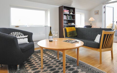 Hilmer - 250M from the Sea: Furniture, Interior Design, Flooring, Floor, Couch, Wood, Living Room, Room, Home, Table