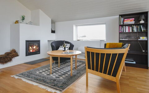 Hilmer - 250M from the Sea: Furniture, Interior Design, Flooring, Floor, Wall, Wood, Wood Flooring, Ceiling, Living Room, Room