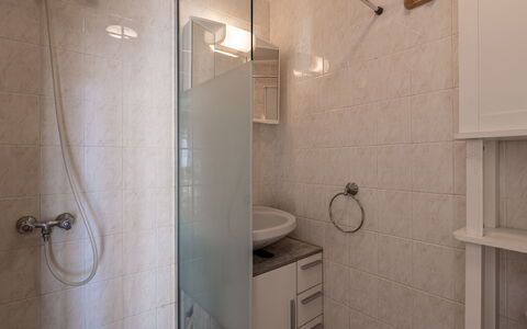 Campestra: Plumbing Fixture, Shower Head, Property, Building, Bathroom, Shower, Bathroom Cabinet, Cabinetry, Interior Design