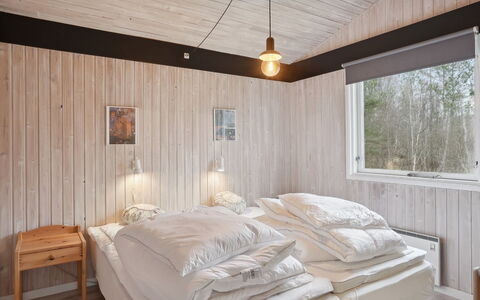 Borka - 1.2Km from the Sea: Bedroom, Wood, Ceiling, Bed, Interior Design, Bed Sheet, Bedding, Home, Lighting, Furniture