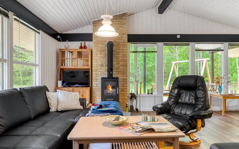 Borka - 1.2Km from the Sea: Furniture, Interior Design, Wood, Flooring, Ceiling, Couch, Living Room, Floor, Lighting, Room
