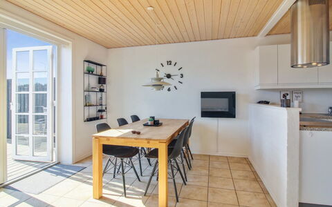 Alessandra - 500M from the Sea: Furniture, Flooring, Interior Design, Floor, Wood, Ceiling, Table, Wood Flooring, Chair, Kitchen & Dining Room Table