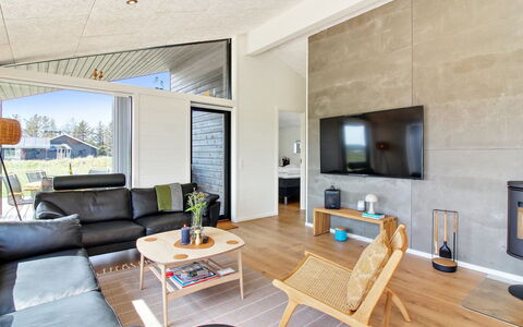 Serey - 1.4Km from the Sea: Interior Design, Flooring, Wood, Ceiling, Couch, Furniture, Floor, Living Room, Lighting, Wood Flooring