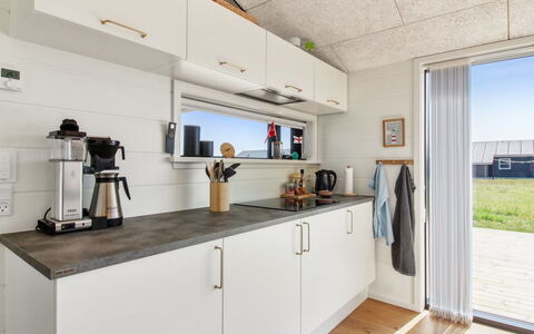 Serey - 1.4Km from the Sea: Kitchen, Countertop, Kitchen Appliance, Home Appliance, Major Appliance, Cabinetry, Plumbing Fixture, Aluminium, Tap, Plywood