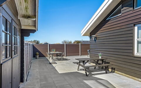 Zuhra - 250M from the Sea: House, Home, Door, Roof, Cottage, Estate, Garden, Shade, Siding, Yard