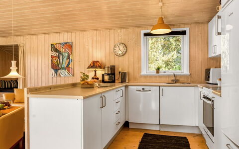 Anelisa - 1.2Km from the Sea: Kitchen, Kitchen Appliance, Wood, Countertop, Interior Design, Flooring, Major Appliance, Furniture, Ceiling, Cabinetry