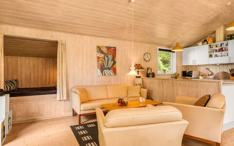 Anelisa - 1.2Km from the Sea: Interior Design, Flooring, Floor, Wood, Ceiling, Furniture, Couch, Room, Wood Flooring, Living Room