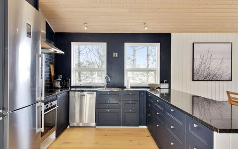 Heraldina - 1Km from the Sea: Kitchen, Wood, Flooring, Countertop, Wood Flooring, Cabinetry, Furniture, Interior Design, Kitchen Appliance, Floor