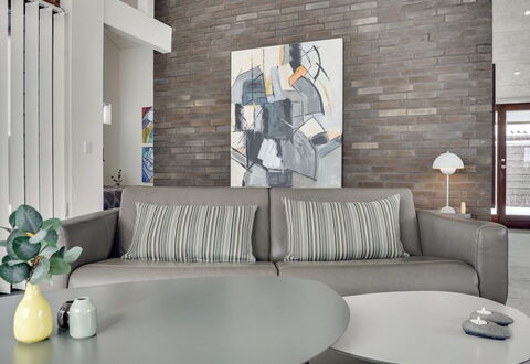 Aaran - 700M from the Sea: Furniture, Interior Design, Flooring, Wall, Couch, Floor, Living Room, Wood, Table, Home