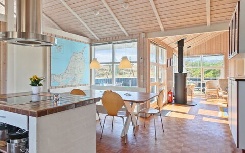 Franzisca - 700M from the Sea: Flooring, Wood, Floor, Interior Design, Ceiling, Furniture, Kitchen, Chair, Light Fixture, Wood Flooring