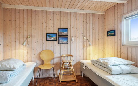Franzisca - 700M from the Sea: Bedroom, Bed, Wood, Interior Design, Floor, Flooring, Bed Sheet, Ceiling, Furniture, Bedding