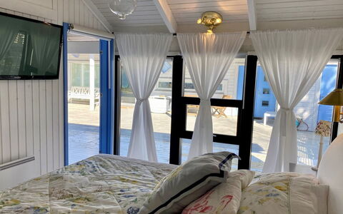 Ilenia - 150M from the Sea: Furniture, Interior Design, Flooring, Wood, Floor, Ceiling, Wood Flooring, Chair, Table, Lighting
