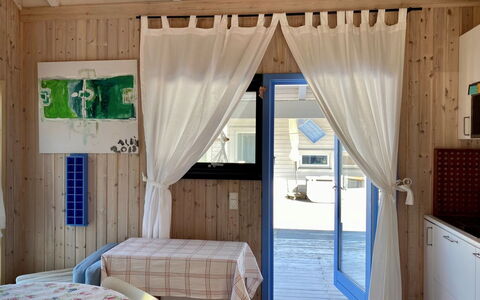Ilenia - 150M from the Sea: Furniture, Interior Design, Flooring, Wood, Floor, Ceiling, Wood Flooring, Chair, Table, Lighting